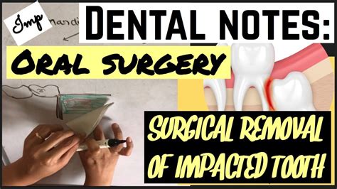 Surgical Removal Of Impacted Tooth Technique Oral Suregery