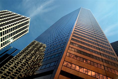 무료 이미지 건축물 시티 마천루 고층 건물 도시 풍경 도심 경계표 정면 직업적인 탑 블록 캐나다 유리 벽