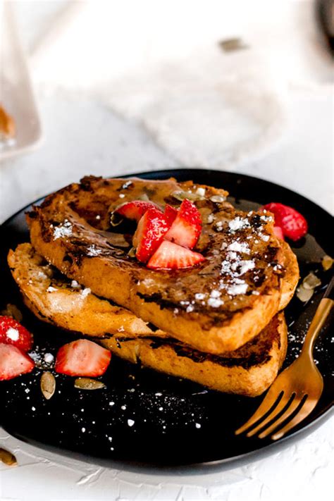Pumpkin Spice French Toast Vegan Thank You Berry Much
