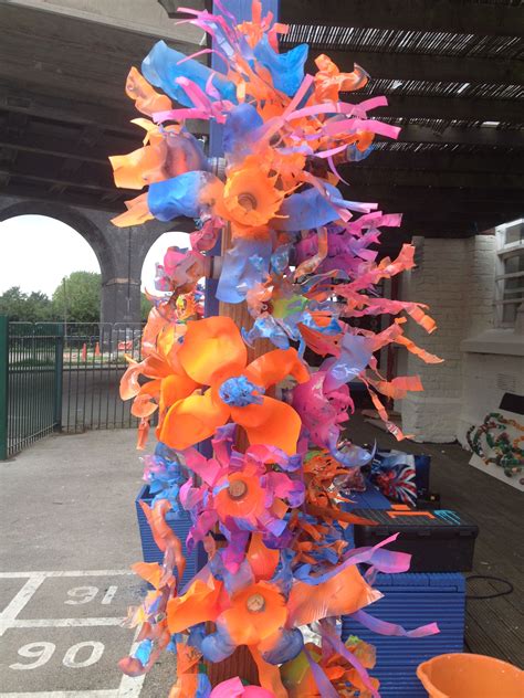 Maybe you would like to learn more about one of these? Plastic bottle flower tree, made with Yr 5 pupils at ...