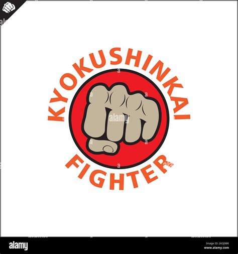 Emblem Of Kyokushin Karate Power Fist Vector Stock Vector Image And Art
