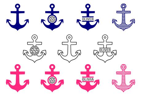 Anchor Svg Nautical Svg Sailing Svg Design Bundles