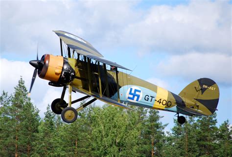 Ww2 Aviation — An Ex Finnish Air Force Gloster Gauntlet Mk Ii