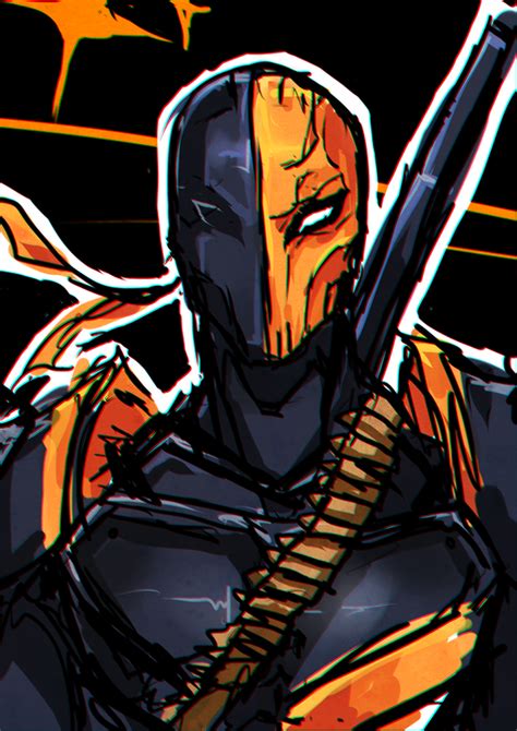 Deathstroke Slade Sketch By Fritharn On Deviantart