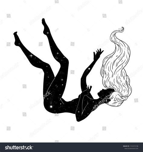 3 872 Falling Woman Silhouette Images Stock Photos Vectors
