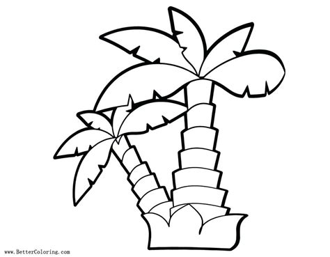 Leaf coloring sheets are both interesting as well as educative. Palm Tree Leaf Drawing | Free download on ClipArtMag