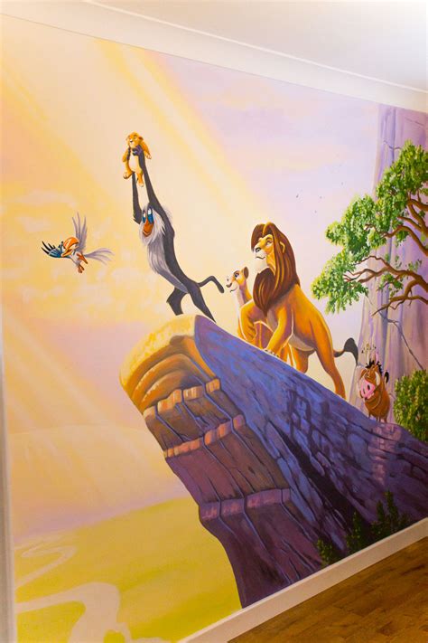 Lion King Mural Simbas Inauguration Sacredart Murals