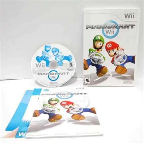 MARIO KART WII Nintendo 2008 Game Complete W Manual Inserts CIB Tested