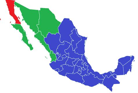 Yo estaba pensando lo mismo: México. De colores y sabores: Husos horarios en México