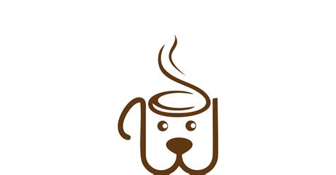 Abstract Coffee Dog Logo Template 228878 Templatemonster