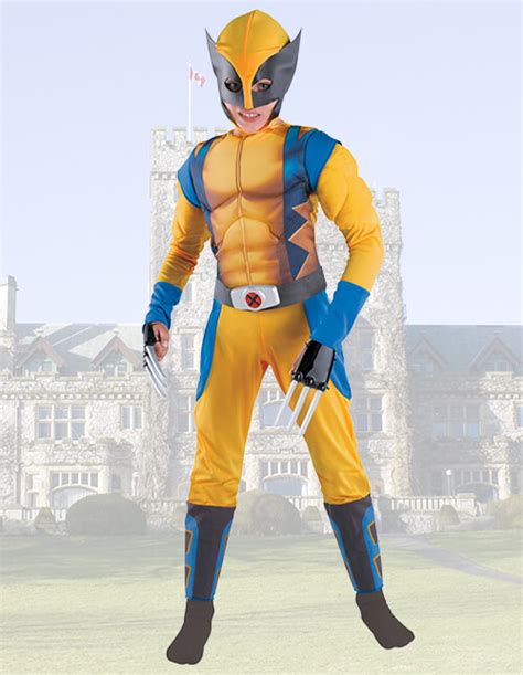 Adult Costume Mens Costume Wolverine Costume X Men Marvel Mens Fancy