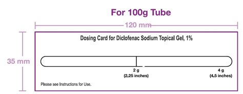 Voltaren gel dosing card actual size. Diclofenac Gel - FDA prescribing information, side effects and uses