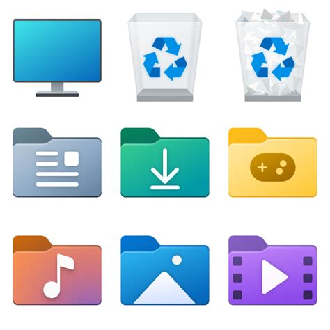 Windows 10 New Official Icons Pack Download Link In Comments R