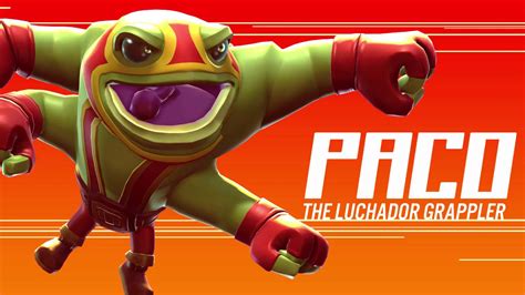 Brawlout Paco The Luchador Grappler Character Trailer