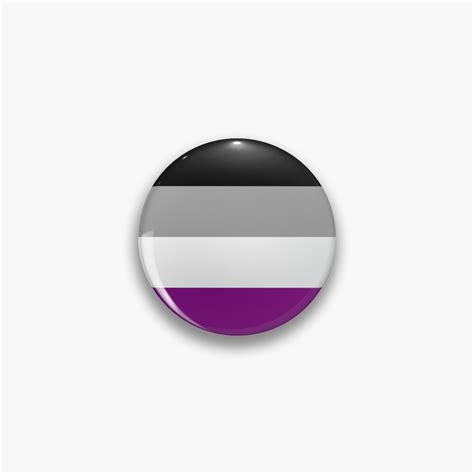 Asexual Flag Pin For Sale By Calchamomile Redbubble