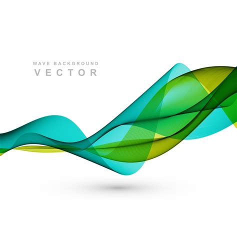 Elegant Colorful Business Wave Background Vector Abstract Background