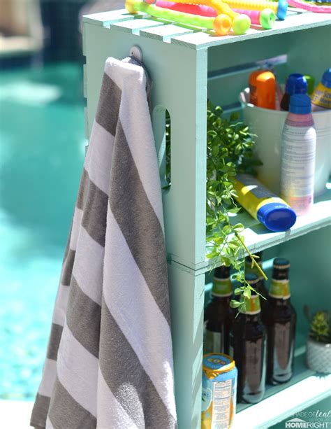 Pool Towel Rack