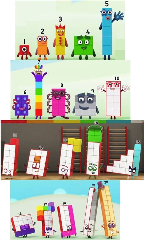 Numberblocks Printables 1 20 Printable Word Searches