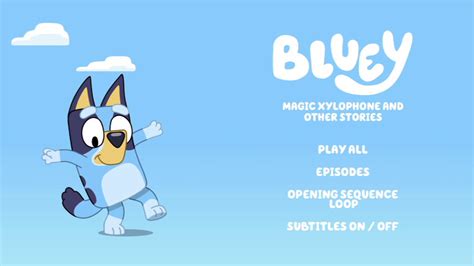 Bluey Magic Xylophone Uk Dvd Menu By Platinumshrineart On Deviantart