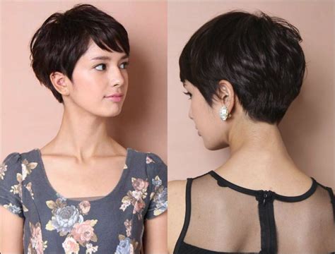 Brunette Pixie Haircut Short Hair Styles Pixie Pixie Haircut 2017 Thick Hair Styles