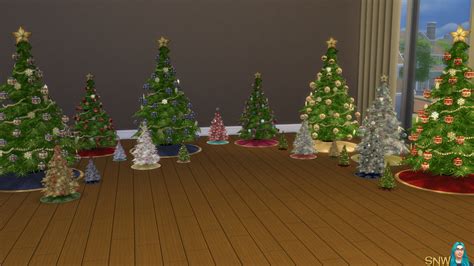 Sims 4 Ccs The Best Christmas Paintings And Trees By Simsnetwork