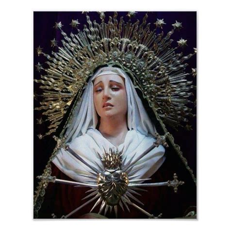 Our Lady Of Sorrows Poster Religious Images Religious