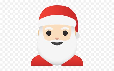 Light Skin Tone Emoji Santa Claus Iconchristmas Lights Emoji Copy