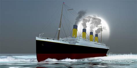 Ocean Liner Painting By Corey Ford Fine Art America