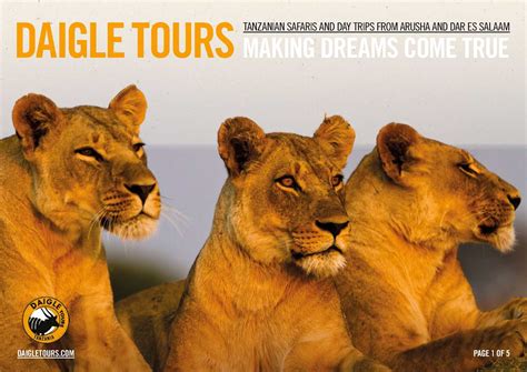 Calaméo Tanzania Safari Brochure