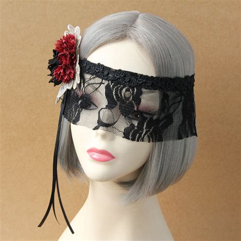 Womens Sexy Black Lace Masquerade Party Mask Ms12926