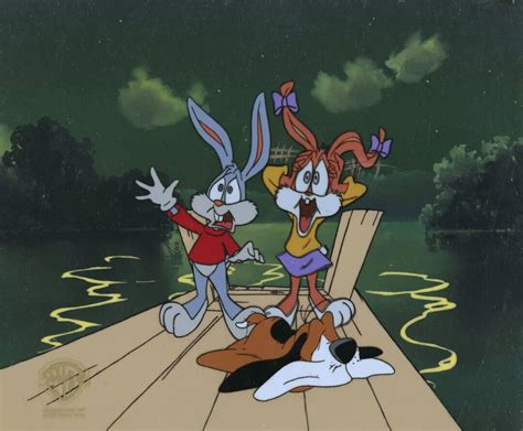 Tiny Toons Adventures Original Production Cel OBG Babs Buster Bunny How