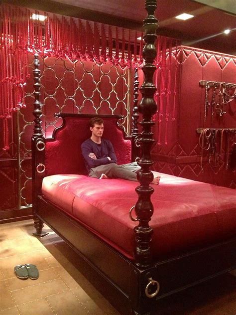 The Famous Red Room From Fifty Shades Of Grey Red Rooms Red Room