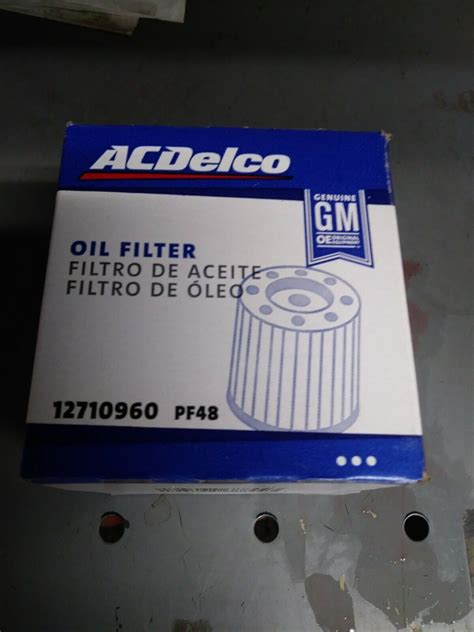Ac Delco Pf48 Cross Reference Oil Filters Oilfilter