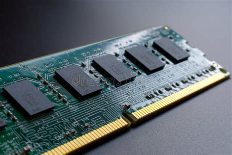 Computer Ram Random Access Memory Modules Are Located Diagonally On A