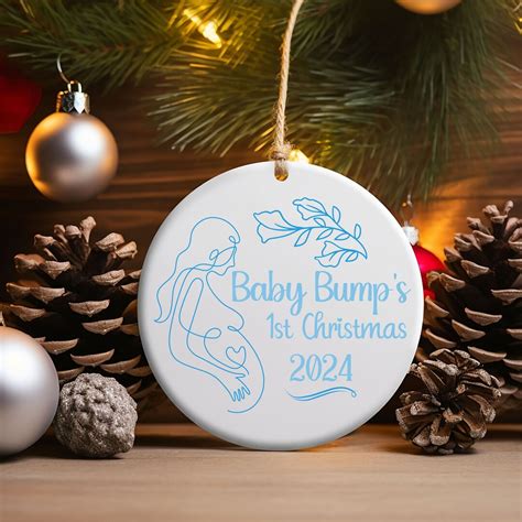 Baby Bumps 1st Christmas Ornament Expecting New Baby Etsy
