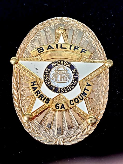 Harris County Georgia Sheriffs Bailiff Collectors Badgescom