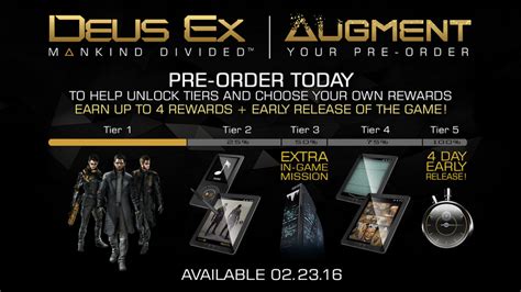 Deus Ex: Mankind Divided May Have the Worst Pre-Order Strategy Yet