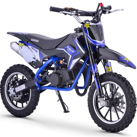 Black mini dirt bikes spec: Renegade 50R 49cc Petrol Kids Mini Dirt Bike Moto Cross ...