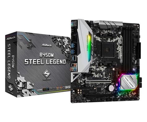 But when i first saw the asrock b450 steel legend i was really impressed. ASRock Unveils B450 and B450M Steel Legend Motherboards ...