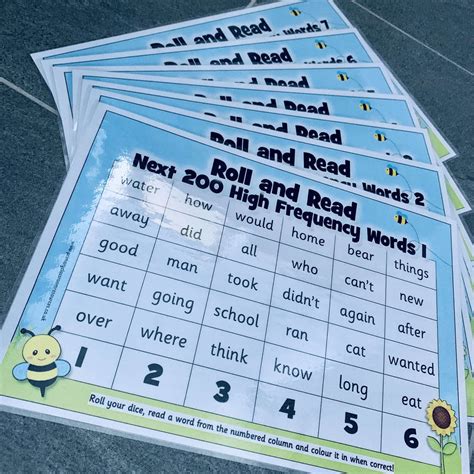 Roll And Read Letters And Sounds Next 200 High Frequency Words