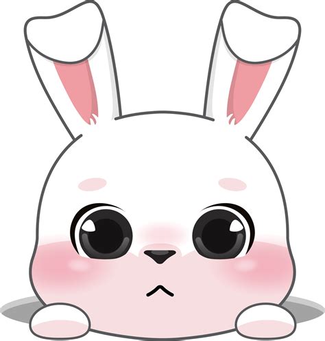 Free Happy Easter Day With Cute Rabbit Cute Bunny Cartoon Character