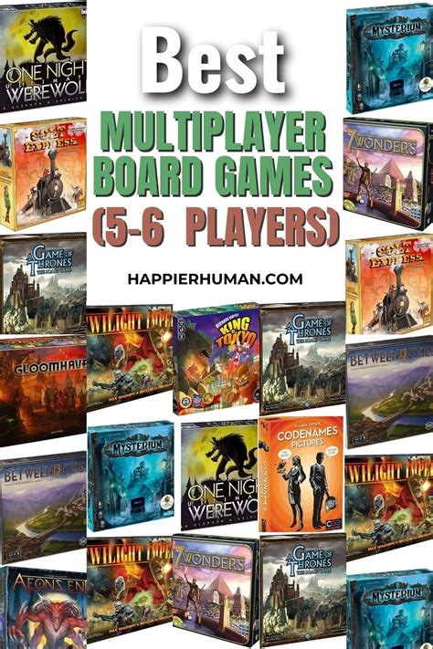 9 Best Multiplayer Board Games Board Games Fun Board Games Games To