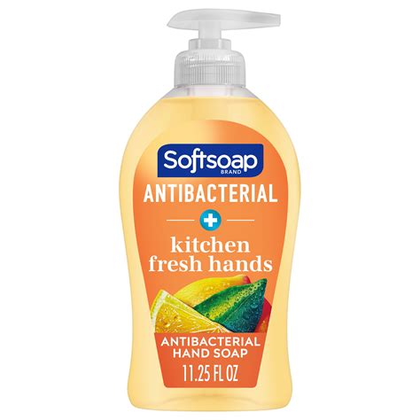 Softsoap Antibacterial Liquid Hand Soap Kitchen Fresh Hand Soap 1125