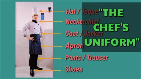 Chefs Uniform Parts Of Chefs Uniform And Its Purpose Youtube