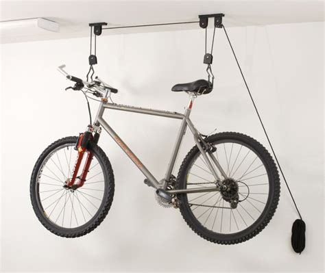 If you're looking to save storage space and you have a higher ceiling in your garage, you might consider a ceiling mount system such as those from rad sportz and racor. 6 Creative Bike Storage Solutions - Rascal Rides