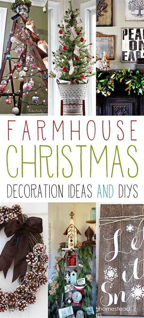 Farmhouse Christmas Decoration Ideas And Diys The