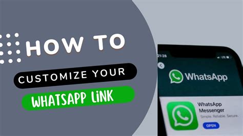 How To Customize Your Whatsapp Link In Just 5 Minutes Youtube
