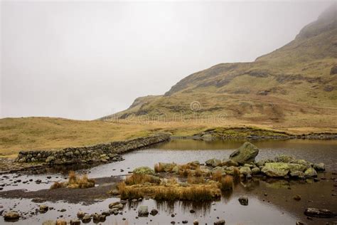 Stickle Ghyll Tarn And Mountains Stock Photo Image Of Nature Park