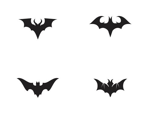 bat vector icon logo template 596289 Vector Art at Vecteezy