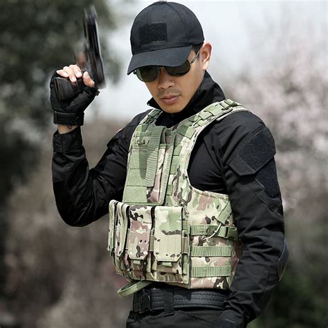 Outdoor Cs Tactical Vest Hunting Vest Mens Military Army Colete Tatico